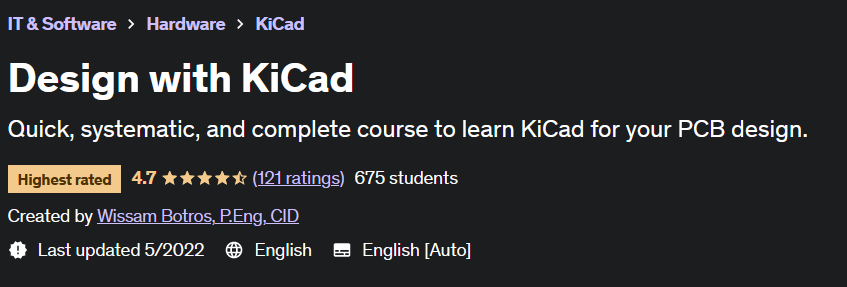 Pictures · Design with KiCad 2022-5