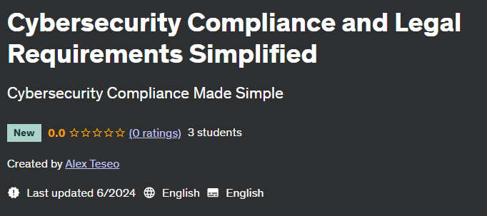 Pictures · Udemy — Cybersecurity Compliance and Legal Requirements Simplified 2024-6