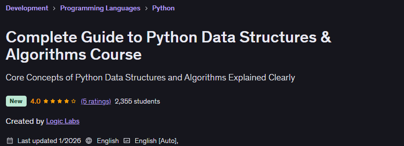 Images · Guide complet pour Python Les données et les algorithmes 2026-1