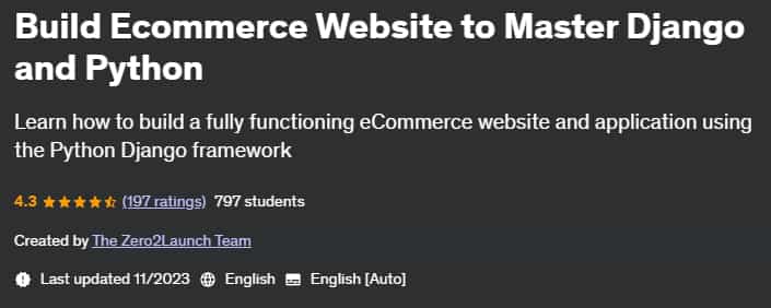 Pictures · Udemy — Build Ecommerce Website to Master Django and Python 2020-7