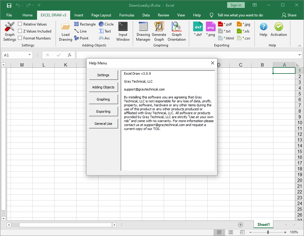 Pictures · Gray Technical Excel Draw 3.0.9