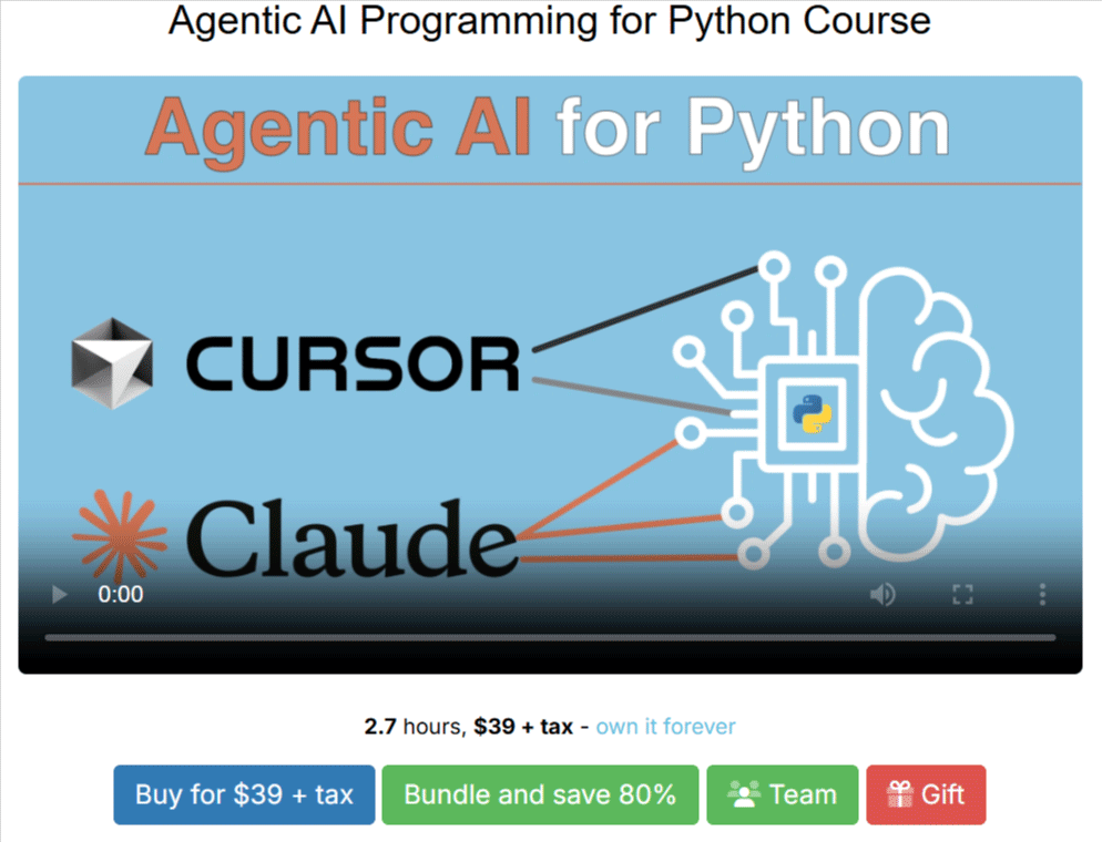 Images · TalkPython - Agentique AI La programmation pour Python Course 2025-10