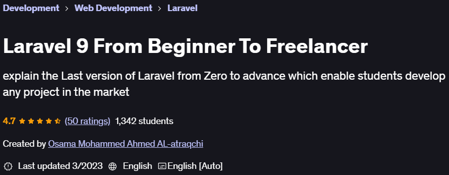 Pictures · Udemy — Laravel 9 From Beginner To Freelancer 2023-3