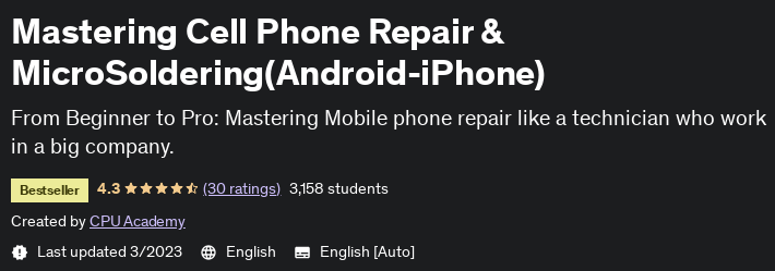 Pictures · Udemy — Mastering Cell Phone Repair & MicroSoldering(Android-iPhone) 2023-2
