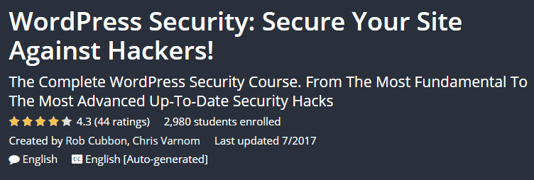 Pictures · Udemy — WordPress Security: Secure Your Site Against Hackers