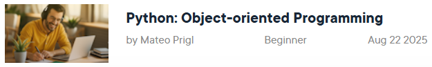 Pictures · Python: Object-oriented Programming 2025-8