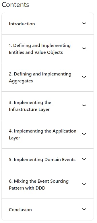 Course topics · LinkedIn — Expert Domain-Driven Design (DDD) Implementation in .NET 2024-10