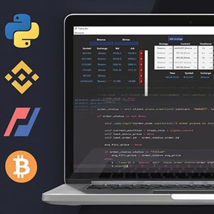 Cryptocurrency Trading Bot with a User Interface in Python 2022-3
