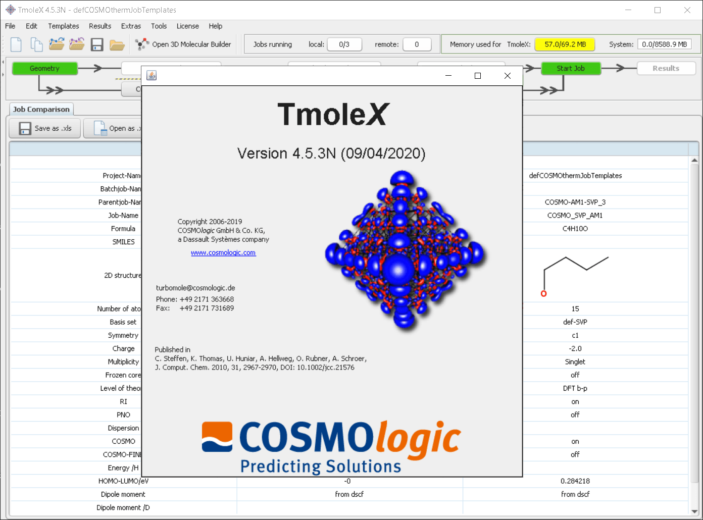 Pictures · COSMOlogic TURBOMOLE 7.4 x64