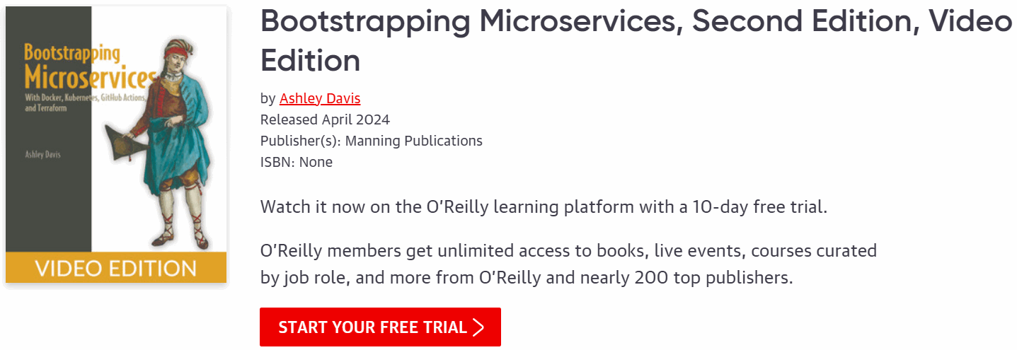 Pictures · Oreilly — Bootstrapping Microservices, Second Edition, Video Edition 2024-4