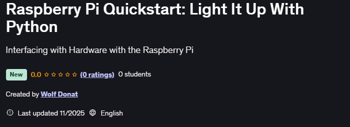 تصاویر · Raspberry Pi Quickstart: اس کے ساتھ روشنی Python 2025-12