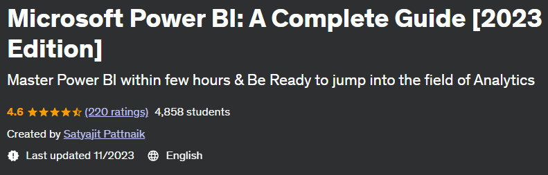 Pictures · Udemy — Microsoft Power BI: A Complete Guide [2023 Edition] 2023-3
