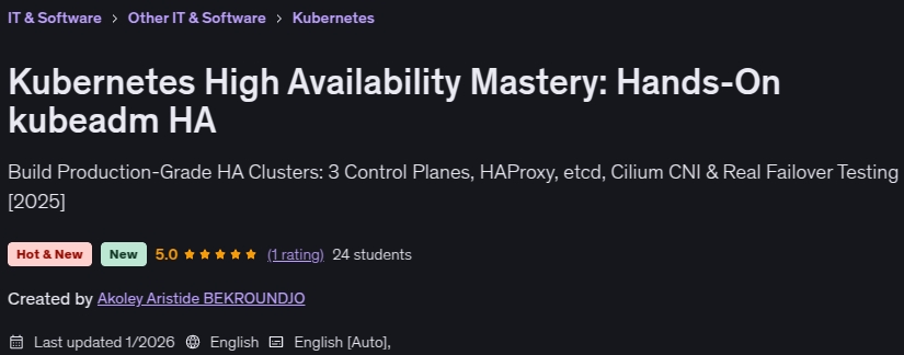 Изображения · Kubernetes Мастер высокой доступности: Hands-On kubadm HA 2025-12