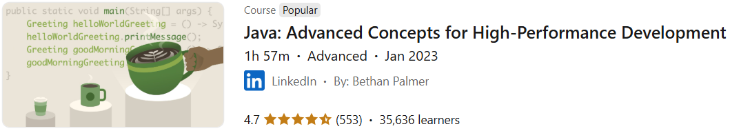 Pictures · Java: Advanced Concepts for High-Performance Development 2023-1