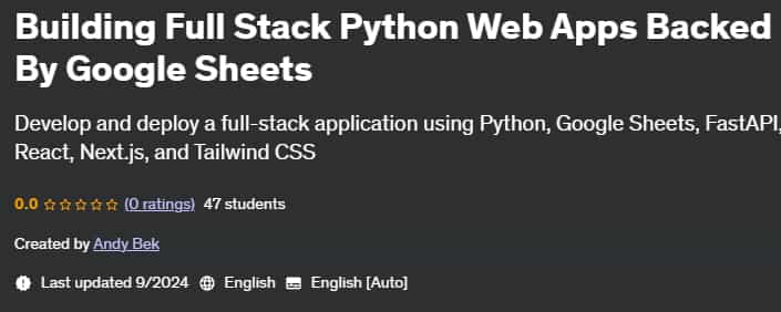 Pictures · Building Full Stack Python Web Apps Backed By Google Sheets 2024-9