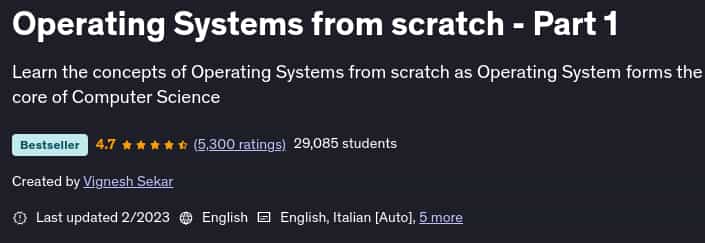 Pictures · Udemy — Operating Systems from scratch – Part 1/2/3/4 2023-2