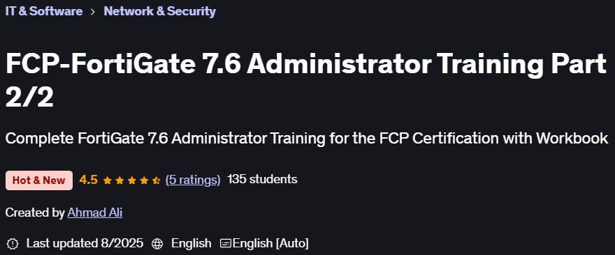 Pictures · FCP-FortiGate 7.6 Administrator Training Part 2/2 2025-7