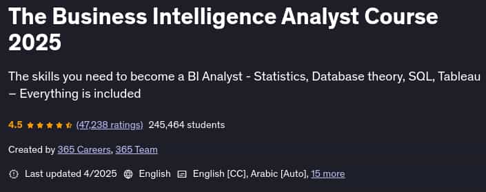 Pictures · Udemy — The Business Intelligence Analyst Course 2025 2025-4