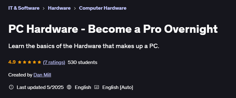 Bilder · PC Hardware – Ein Pro Overnight werden 2025-1