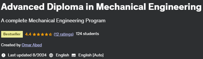 Pictures · Advanced Diploma in Mechanical Engineering 2024-8