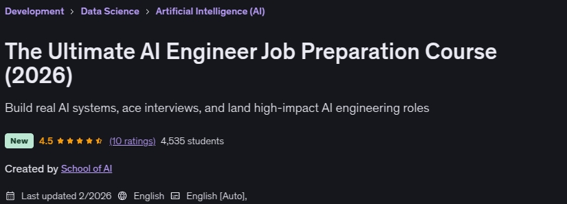 Pictures · Udemy — The Ultimate AI Engineer Job Preparation Course (2026) 2026-1