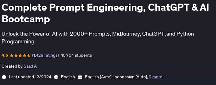 Pictures · Udemy — Complete Prompt Engineering, ChatGPT & AI Bootcamp 2024-12