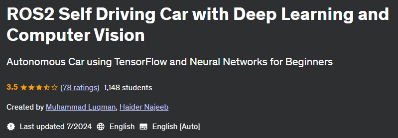 Pictures · Udemy — ROS2 Self Driving Car with Deep Learning and Computer Vision 2024-7