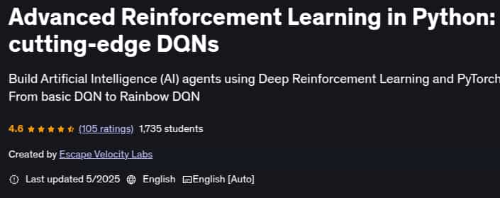 Pictures · Advanced Reinforcement Learning in Python: cutting-edge DQNs 2025-5