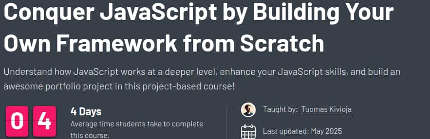 Pictures · ZeroToMastery – Conquer JavaScript by Building Your Own Framework from Scratch 2025-4