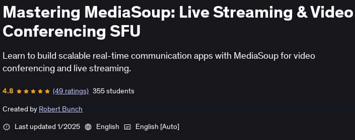 Pictures · Udemy — Mastering MediaSoup: Live Streaming & Video Conferencing SFU 2025-1
