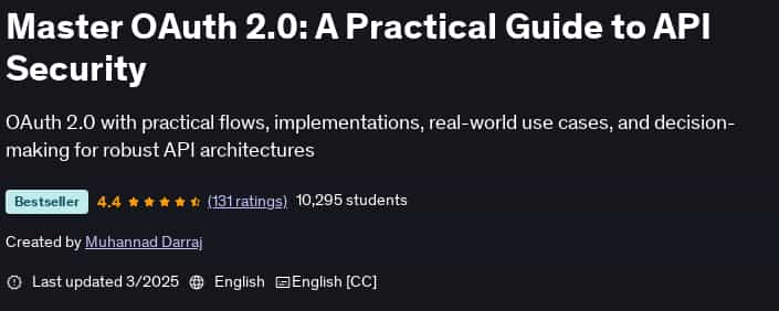 Images · Maître OAUTH 2.0Un guide pratique pour API Sécurité 2025-3