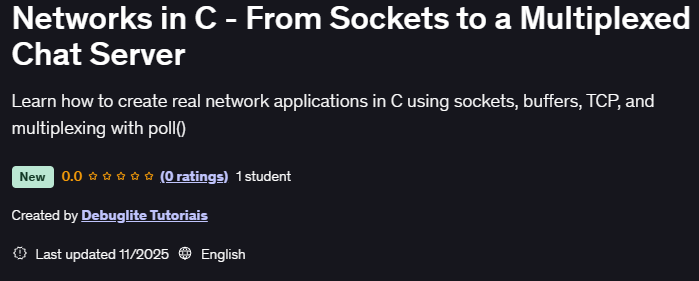 Pictures · Networks in C – From Sockets to a Multiplexed Chat Server 2025-11