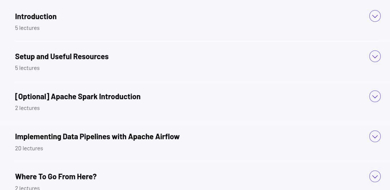 Course topics · ZeroToMastery — Fundamentals of Apache Airflow 2025-9