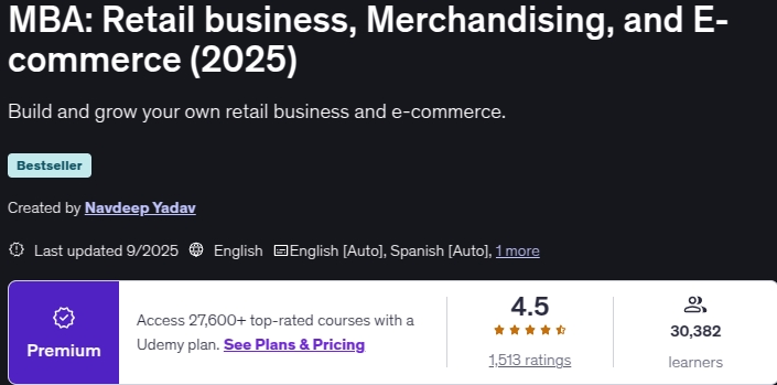 الصور · الماجستير في إدارة الأعمال التجارية والتجزئة والتجارة الإلكترونية (2025) 2025-9