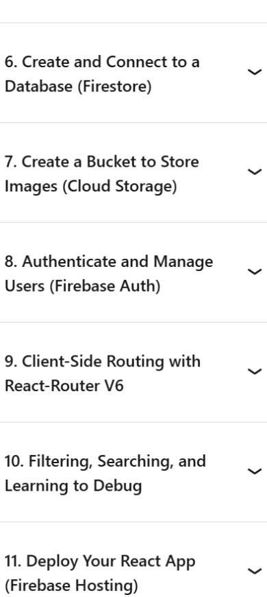 Course topics · LinkedIn — Building Production-Ready React Apps: Setup to Deployment with Firebase 2023-3