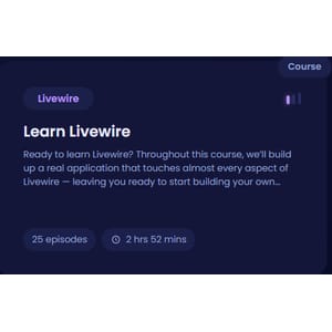 CodeCourse — Learn Livewire 2023-12