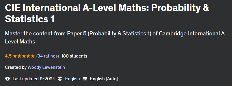 Pictures · CIE International A-Level Maths: Probability & Statistics 1 2024-9