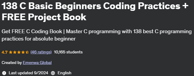 Pictures · Udemy — 138 C Basic Beginners Coding Practices + FREE Project Book 2024-5