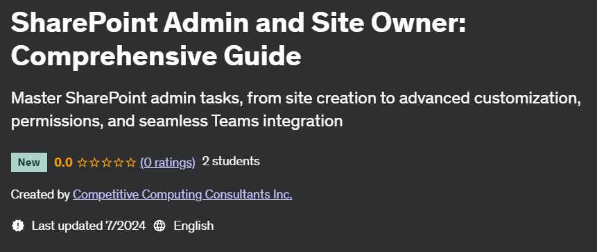 Pictures · Udemy — SharePoint Admin and Site Owner: Comprehensive Guide 2024-7