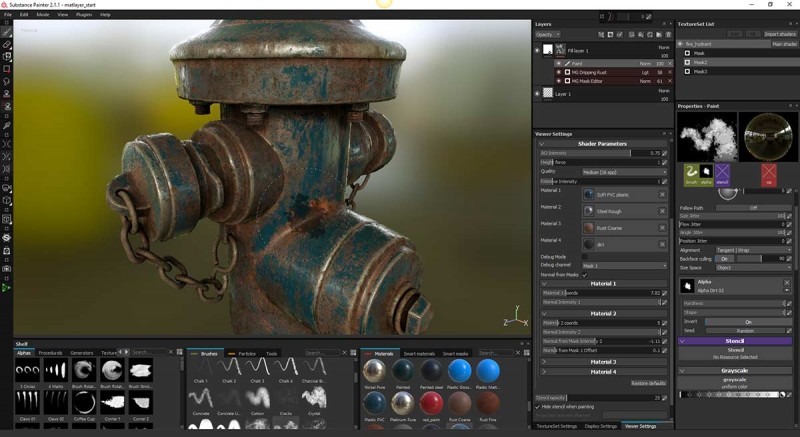 الصور · أدوبي Substance 3D Painter 11.1.1 x64