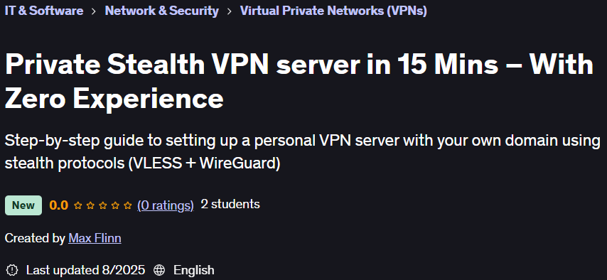 Pictures · Private Stealth VPN server in 15 Mins – With Zero Experience 2025-8