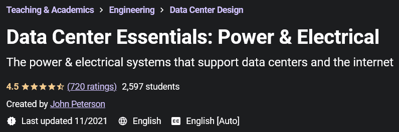 Pictures · Udemy — Data Center Essentials: Power & Electrical 2021-11