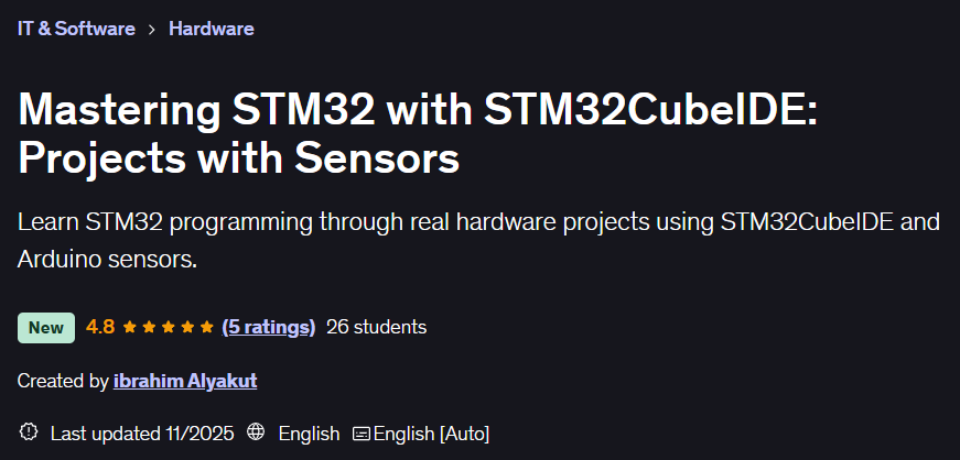Images · Maîtriser STM32 avec STM31CubeIDE: Projets avec capteurs 2025-11