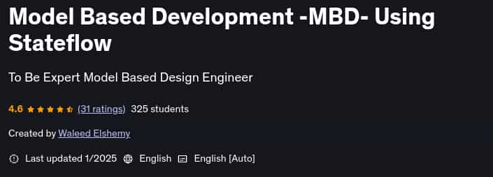 Pictures · Udemy — Model Based Development -MBD- Using Stateflow 2025-1