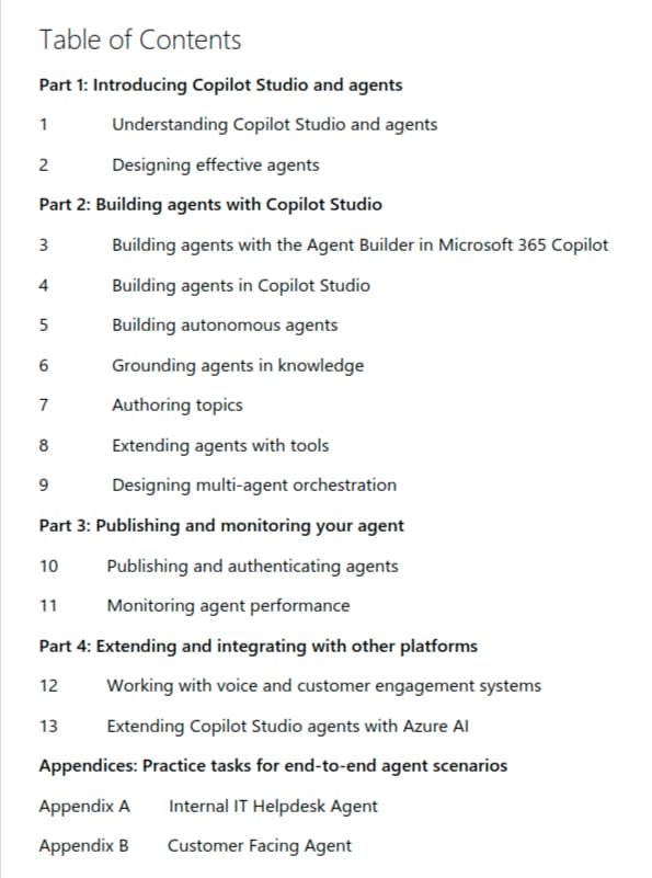 कोर्स के विषय · Microsoft – Microsoft Copilot Studio कदम-दर-चरण: कॉपीरोट को अनुकूलित करें और एजेंट बनाएं 2025