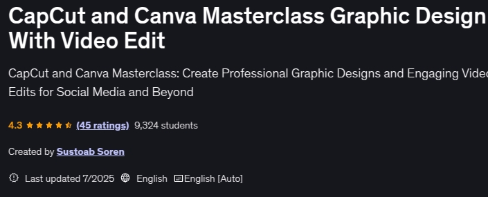 Bilder · Capcut und Canva umfassender Kurs Grafisches Design mit Video Edit 2025-7