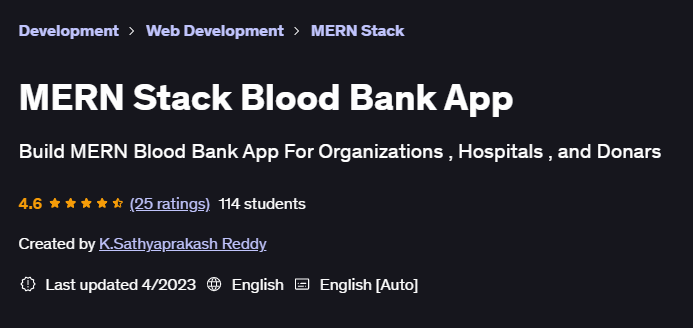 Pictures · Udemy — MERN Stack Blood Bank App 2023-4
