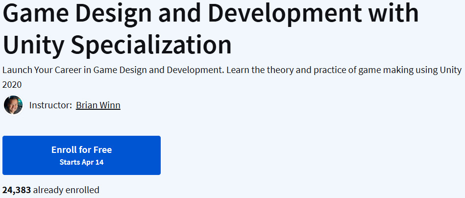 Pictures · Coursera — Game Design and Development with Unity Specialization 2024-1