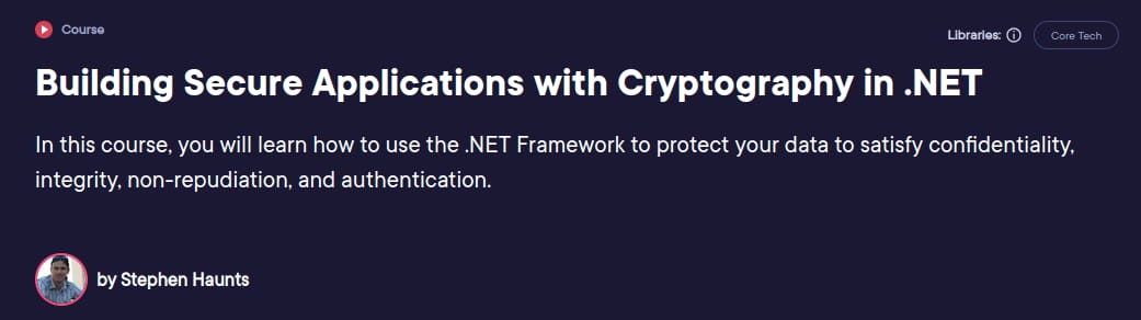 Pictures · Building Secure Applications with Cryptography in .NET 2020-10