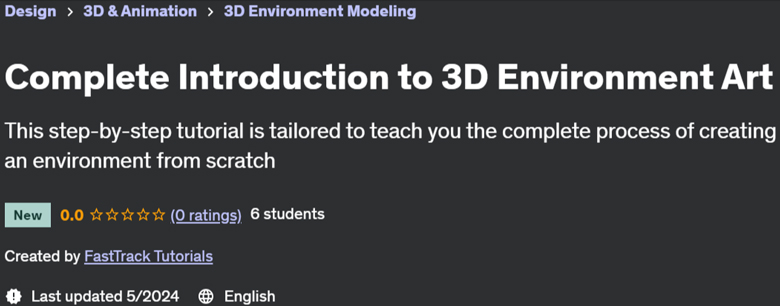 Pictures · Complete Introduction to 3D Environment Art 2024-5